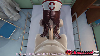 Sexy Nurse Rule34 3D Hentai - Big Tits Fuck, POV Blowjob, and Handjob Service with Cumshot