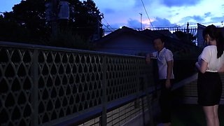 Lonely and lustful Japanese housewife pumped full of cock