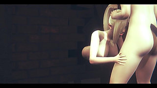 Naruto Hentai - Ino Gets Fucked in Mouth and Ass Through a Wall - Japanese Asian Manga Anime Film Game Porn