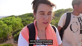 Wild Guide Takes Advantage of Hot Student's Perfect Ass