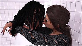 Sexy Stranger Girl Sucking Logan Big Cock in Club Toilet