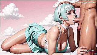 Big-tit Hentai Babe Enjoys Getting Fucked And Filled With Multiple Creampies [ai-generated] With Car Toon
