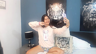 Sexy Latina with wet and thick pussy