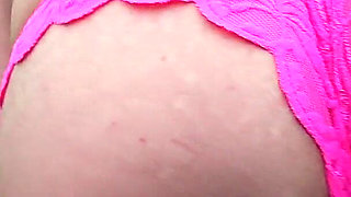 Pissing in Red Panties