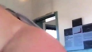 Big-Titted Amateur MILF Flashing in Public