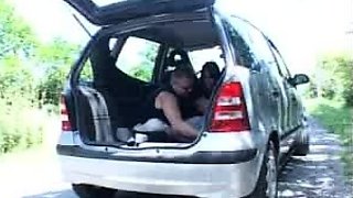 Cute brunette amateur blowjob