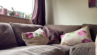 Hot and Horny on the Couch in the Window in a Heatwave