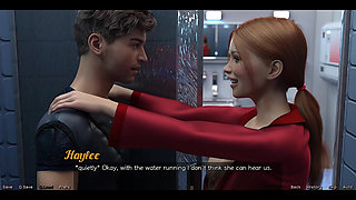 Stranded in Space - Nearly Caught by Big Tits Indian MILF