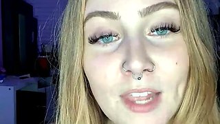 Amateur blond girl with big boobs getting fucked