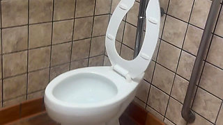 Waffle House POV Public Bathroom Fuck with Jasper and Nicole