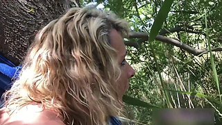My Wife Luna Road Trip Sex: Deepthroating and Intense Camping Anal