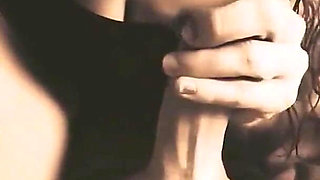 Slutty Stepmom Sneaks to Suck My Thick Cock