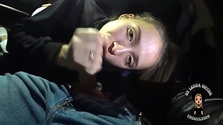 Teen 18+ chick Sucked Hard Dick Of A Stranger In A Car 12 Min