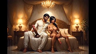 Horny Indian Bhabhi Hardcore Fuck with Husband's Friend - Rough Anal & Doggy Style