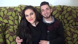 Nervous at first, but this teen couple prove they're so horn