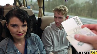 Charlie Dean and Federika in a wild bus ride adventure