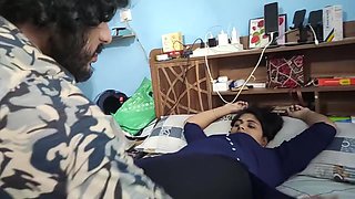 Churidar Leggings Removal And Top Only Romance Sex Video By Vaishnavy And Sharun Raj, Mallu Couple Hot Bedroom Romance Sex