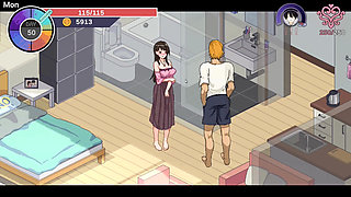 Ntraholic - Sex with the Neighbor’s Wife - Hentai Game