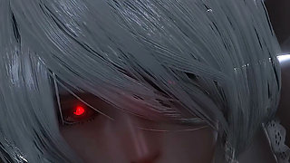 2b Nier Automata Handjob & Blowjob Service - Rule34 3D Animation