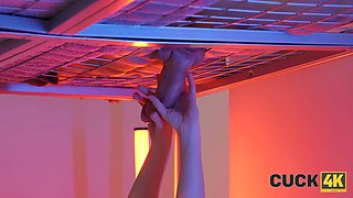 Cuck4k. my pussy got moist in the hostel... what happened after?