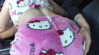 Driving My Stepdaughter to College! Innocent Stepdaughter Fingering Taboo