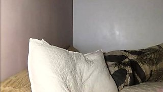 Cute asian teen with a big cock jerking on cam realteenscam