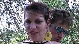 Big Natural Tits Exposed and Fucked Outdoors 5284