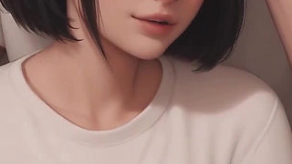 Obsessed Lucy #4, She Uses Her Feet, Animated Cute Roommate Porn Game