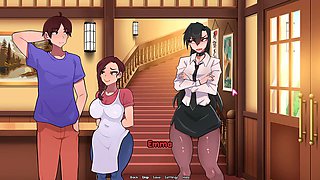 Manga porn, big tits, step