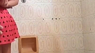 My Stepdad Sneaked Into the Bathroom to Fuck Me 100% Anal