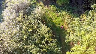 Accidental meeting in the woods leads to Doggy Style screw