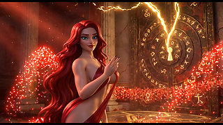 Liora Crimson The Crimson Veil Palace of Shadows Artistic Nude Puzzle Adventure