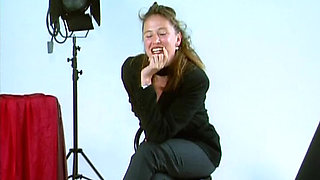 Stunning Lady From Germany Showing Her Perfect Body in Pantyhose