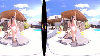 Blonde teens naughty public masturbation outdoors