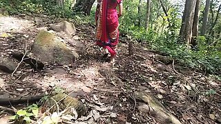 A Desi Girl Was Walking Alone in Forest Stranger Came There and Ask Her Pussy