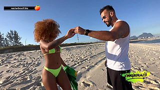 Hot Brunette On The Beach Heads To The Apartment For Anal Sex - Rebeca Villar