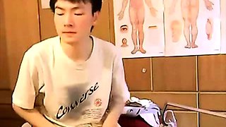 Asian Twink Plays with His Ass on Webcam