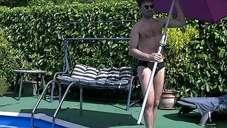 Anna Polina Cowgirl Pool Fuck