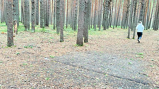Freeze Time Woods Creepy Neighbor Freezes Cute Jogger