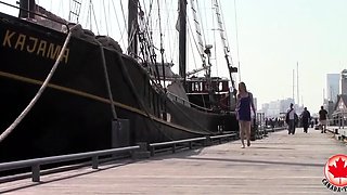A Really Cheap Porn Movie Amateur Blonde cutdoors Public