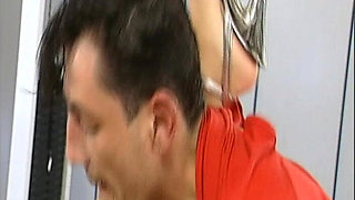 Blonde German Cougar Uses Toys and Gets Shared in Vintage FFM Threesome