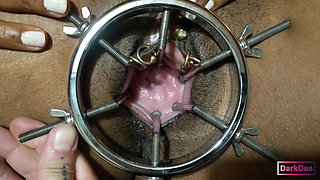 The kinky slut queen "Dark Dea" in (extreme cow speculum with final fisting) off-set