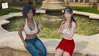 Hot brunette, inexperienced, ass