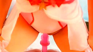 Big boobs milf masturbates with her dildo
