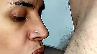 Quickie! Blowjob and Cum Mouthful, Cumplay and Swallow