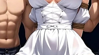 Erotic Compilation Bound Blonde Hentai Slave