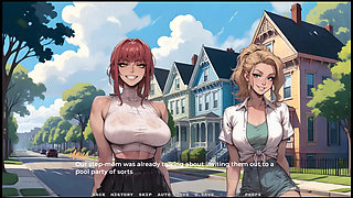 My New Girlfriend  Taboo Hentai Game  Ep.24 Day at the Beach with My Two Hot Step Sisters!