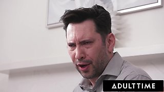 My husband is fucking your wife?! Kira Noir and Tommy Pistol couple exchange intense sex