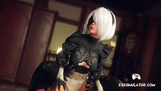 Shadowheart Office Lady Gameplay Animation (4K)