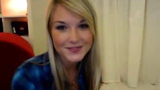 Blonde Amateur Striptease Webcam